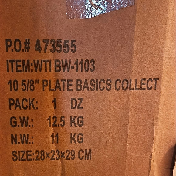 Plate basics colection 12 pcs set - Picture 2 of 5